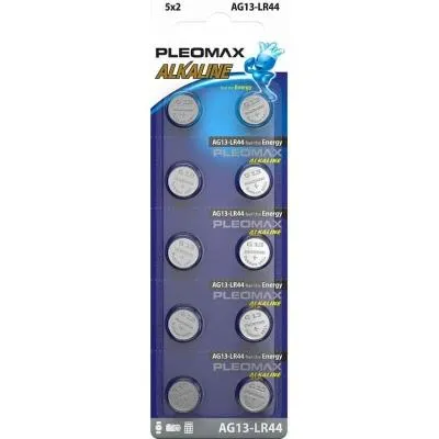 Батарейка Pleomax алкалиновая AG13-LR44 (357) LR1154 Батарейка Pleomax алкалиновая AG13-LR44 (357) LR1154