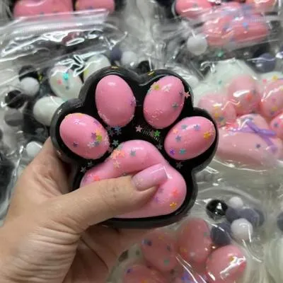 Сквиш антистресс игрушка таба лапка XXL 