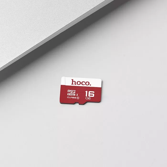 Карта памяти HOCO Micro SDHC Class 10 без адаптера 16Gb Red