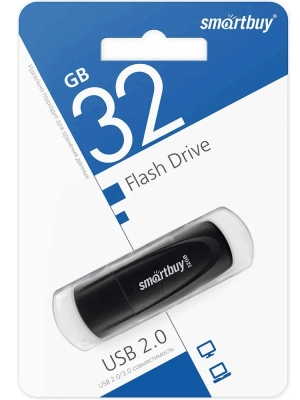 Флеш-накопитель Smartbuy Scout черный 32Gb