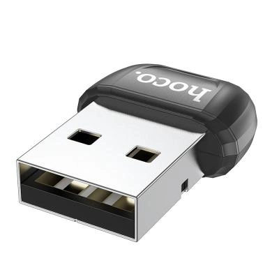USB Блютуз bluetooth адаптер ресивер Hoco UA18 BT 5.0 черный