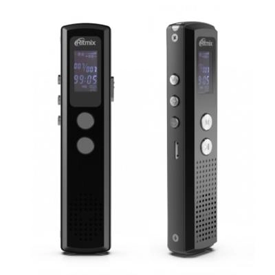Цифровой диктофон Ritmix RR-120 8Gb черный