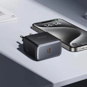 Сетевое зарядное устройство + кабель Type-C to Type-C HOCO C159A PD 65W черный