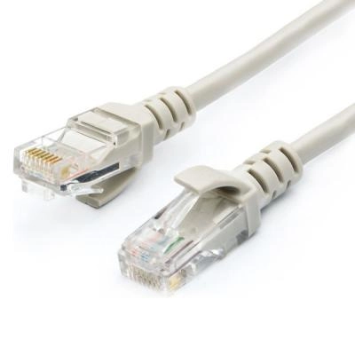 Кабель для интернета Патч-корд UTP Geplink GL3962 RJ45, CAT.5e, 1м серый
