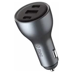 Автомобильное зарядное устройство TTEC PD 130W / 2 Type-C USB-C+USB-A умный чипсет черное