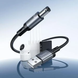 Кабель для зарядки USB-A to DC 5.5 HOCO X129 5V/1A 1м штекер 5.5 черный