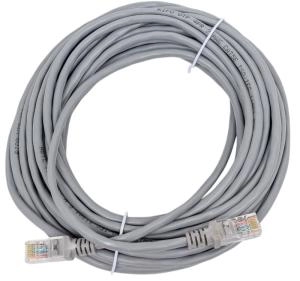 Кабель для интернета Патч-корд UTP P6006 RJ45 кат.5е 7.5м сетевой провод патчкорд серый