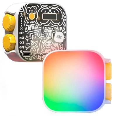 Видеосвет подсветка портативная для фото видео ми сяоми ксиоми FUNSNAP TOFU Light RGB 2500K-9900K магнитный