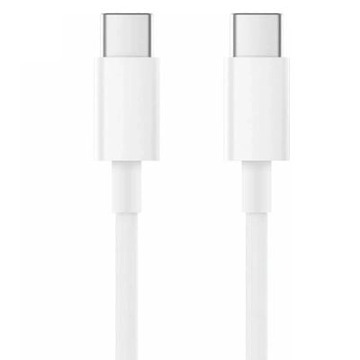 Кабель для быстрой зарядки Type-C USB to Type-C USB Xiaomi Mi 6A / 120 Вт 100см белый 
