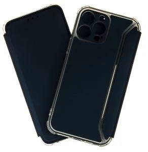 Чехол-книжка для Huawei Honor X6D soft с защитой камеры черный