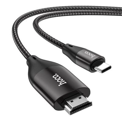 Кабель Type-C - HDTV 4K Ulta HD Hoco UA16 2м черный