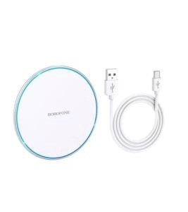 Беспроводное зарядное устройство Borofone BQ3 Pro 15W серебро