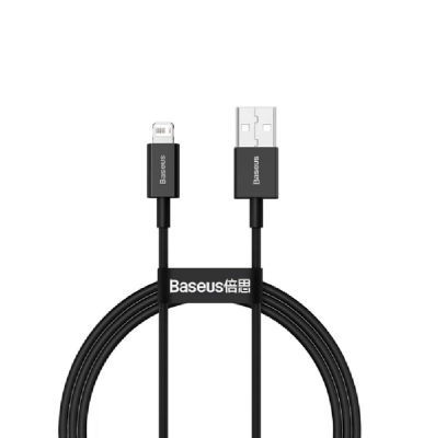 Кабель для зарядки iphone Lightning Baseus Superior CALYS-A01 2.4A 1м черный