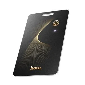 Беспроводная метка GPS трекер маячок Карта AirTag Hoco E92 Saviour Anti-Loss Device черный