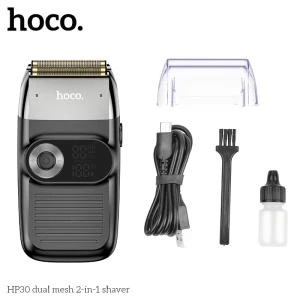 Электробритва триммер 2в1 Hoco HP30 с дисплеем 1400mAh черный