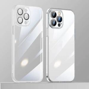 Чехол накладка для iphone 16e/17e (6.1) SULADA Crystal пластик прозрачный с защитой камеры
