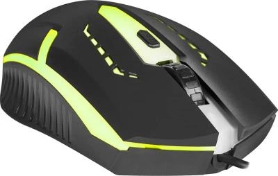Мышь проводная DEFENDER Flash MB-600L 7 цветов 4 кнопки 800-1200 dpi 1.8м