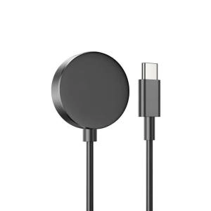 Магнитное зарядное устройство кабель для умных часов Samsung Watch 1-5 Hoco CW48 черное