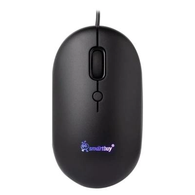 Мышь проводная Smartbuy 328 бесшумная с подсветкой черная (SBM-328-K)