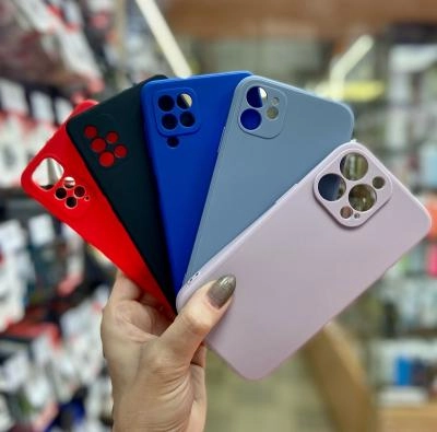 Чехол накладка для Realme C21Y/C25Y силикон тонкий матовый сиреневая