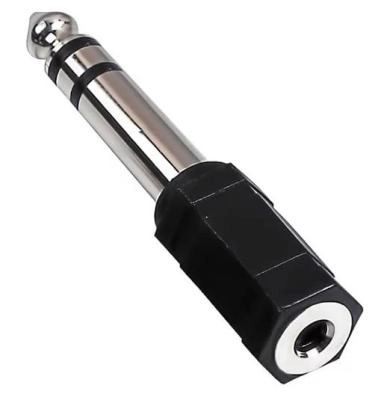 Аудио адаптер переходник Smartbuy A203 Jack 6.3мм (F) на Jack 3.5мм (M) 2 канала