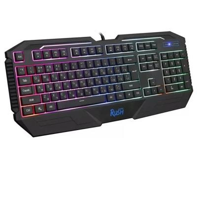 Клавиатура проводная игровая Smartbuy RUSH Warrior 308 USB с подсветкой черная SBK-308G-K