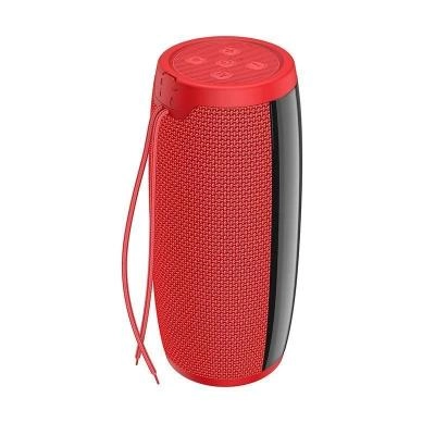 Колонка блютуз Borofone BR20 Sound Wave LED красная 2400mAh