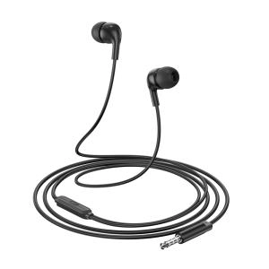 Наушники проводные Borofone BM83 с микрофоном Jack 3.5mm 1.2 м черные