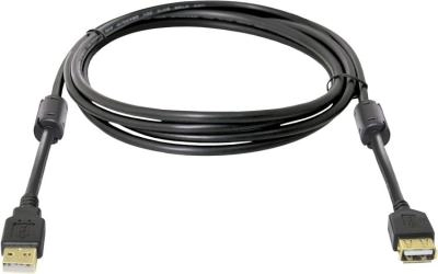 Кабель удлинитель USB AM-AF DEFENDER USB02-06 1.8м черный