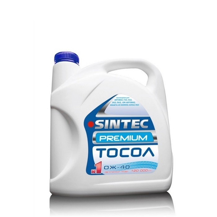 фото Тосол SINTEC-40 синий  5кг канистра