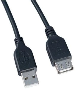 Кабель удлинитель USB AM-AF USB 2.0 U4502 1м черный
