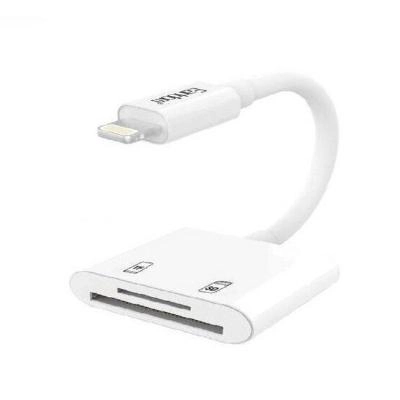Картридер  ET-OT47 для iP Lightning на SD/TF белый