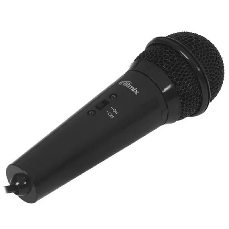 Микрофон настольный проводной Ritmix RDM-120 черный Микрофон настольный проводной Ritmix RDM-120 черный