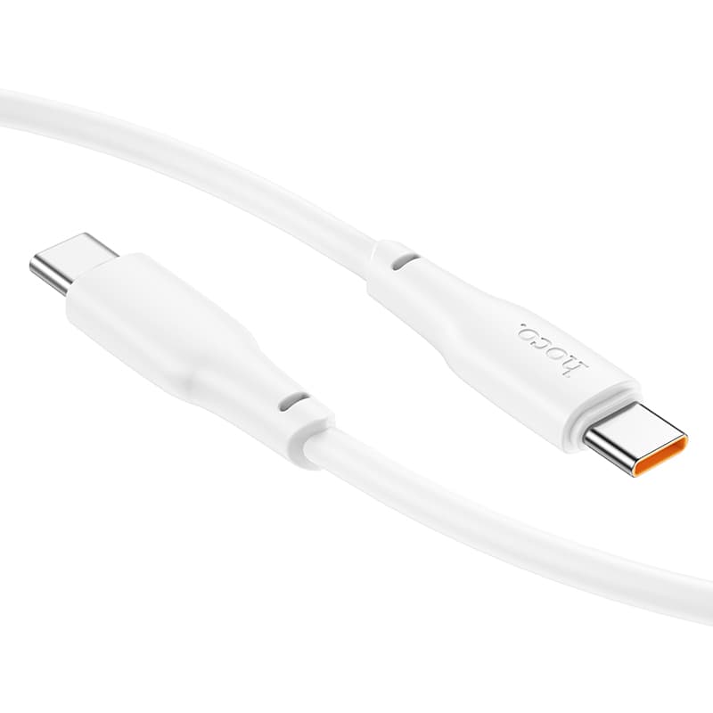 Кабель для зарядки Type-C to Type-C HOCO X93 PD 60W 3A 1м белый