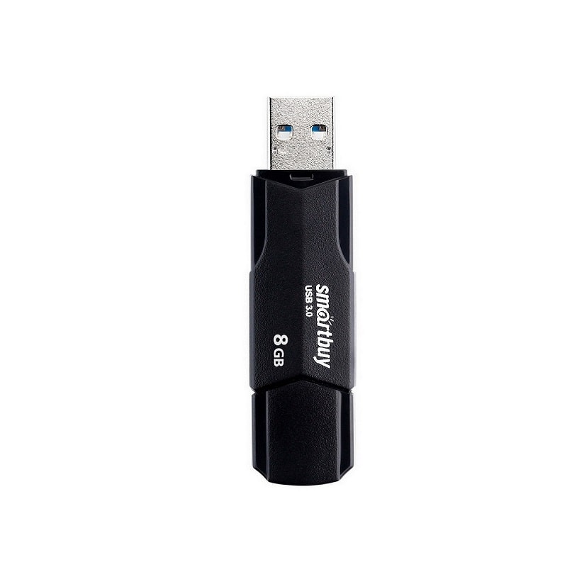 Изображение Флеш-накопитель Smartbuy Clue черная 8Gb