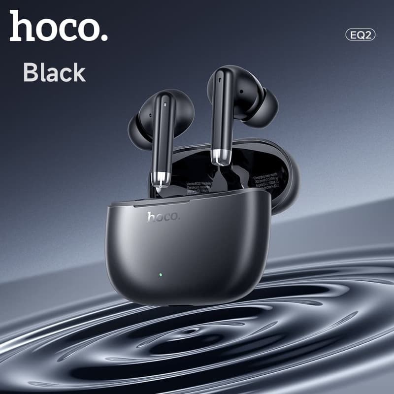 Изображение Наушники беспроводные Hoco EQ2 Thought черные фото Наушники беспроводные Hoco EQ2 Thought черные