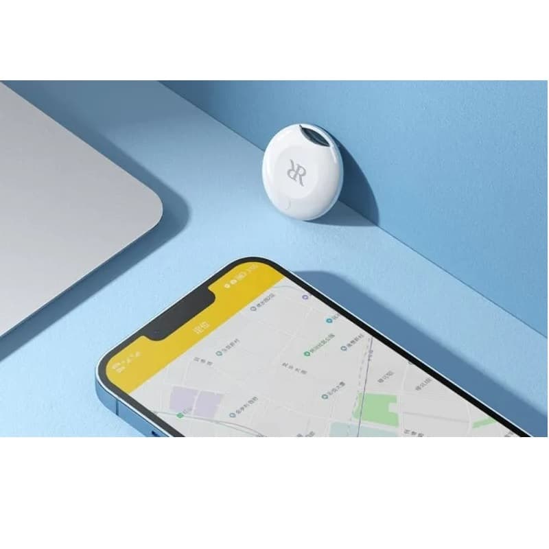 фото Беспроводная метка GPS-трекер маячок брелок Remax RT-D01 Smart Mini для автомобиля, ключей, животных, одежды белый