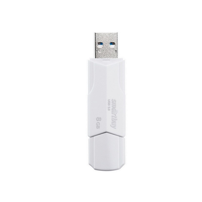 Изображение Флеш-накопитель Smartbuy Clue USB 3.0/3.1 белый 8Gb Изображение Флеш-накопитель Smartbuy Clue USB 3.0/3.1 белый 8Gb