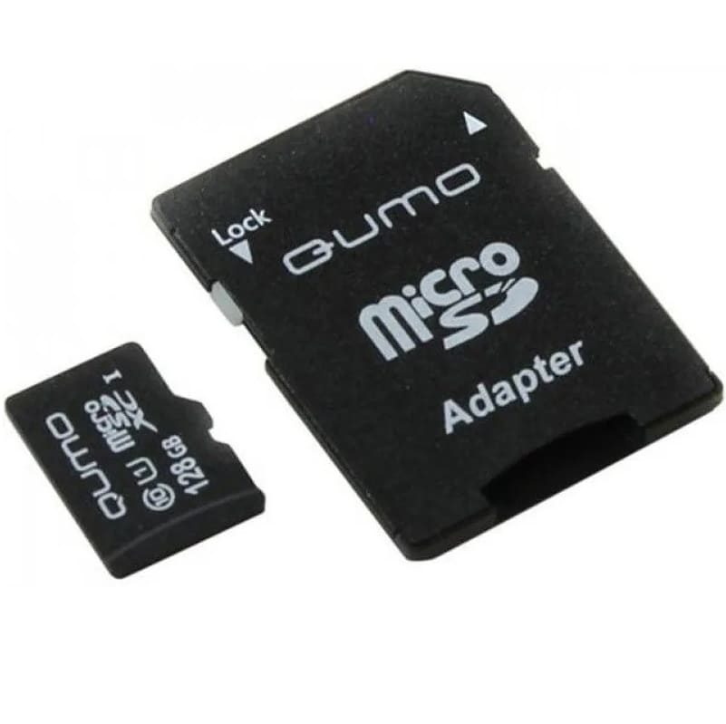 Изображение Карта памяти QUMO MicroSDXC Class 10 90/70Mb/s UHS-I U3 4K 90MB/s 128Gb