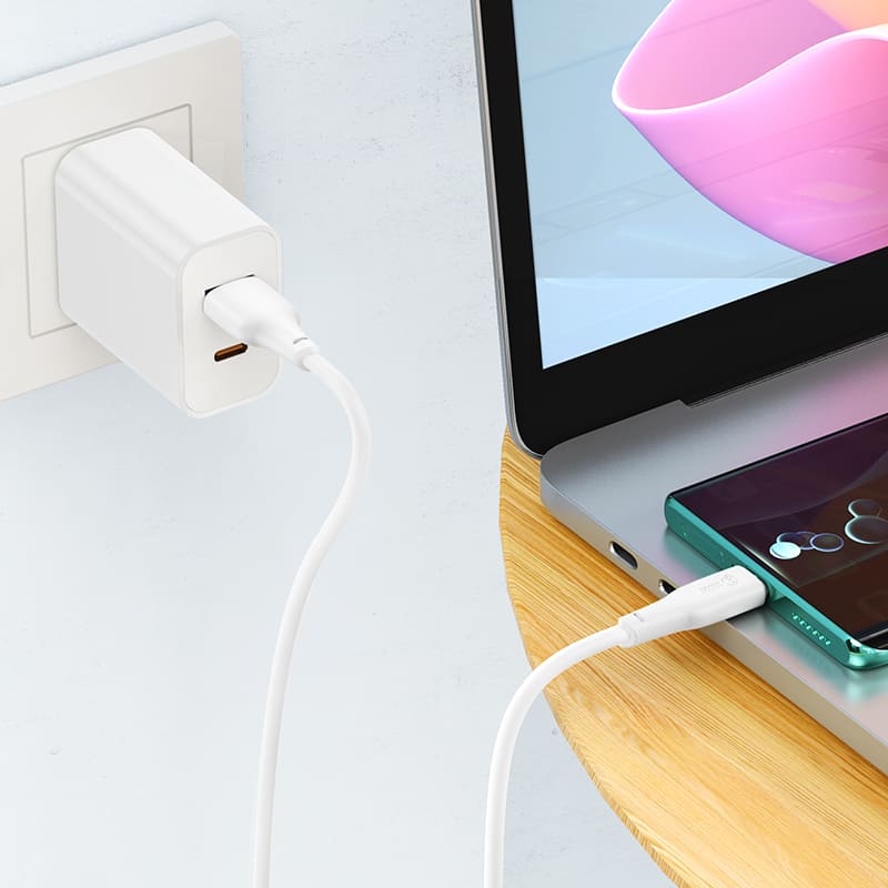 Кабель для зарядки Type-C USB HOCO X93 100W 1м белый