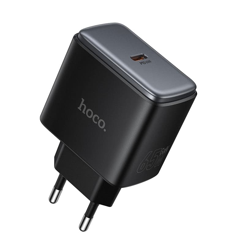 фото Сетевое зарядное устройство Адаптер Блок питания HOCO C159A PD 65W Type-C USB-C черное