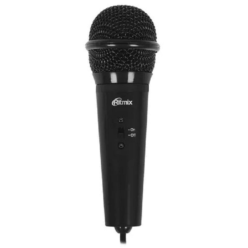 Микрофон компьютерный настольный Ritmix RDM-120 черный
