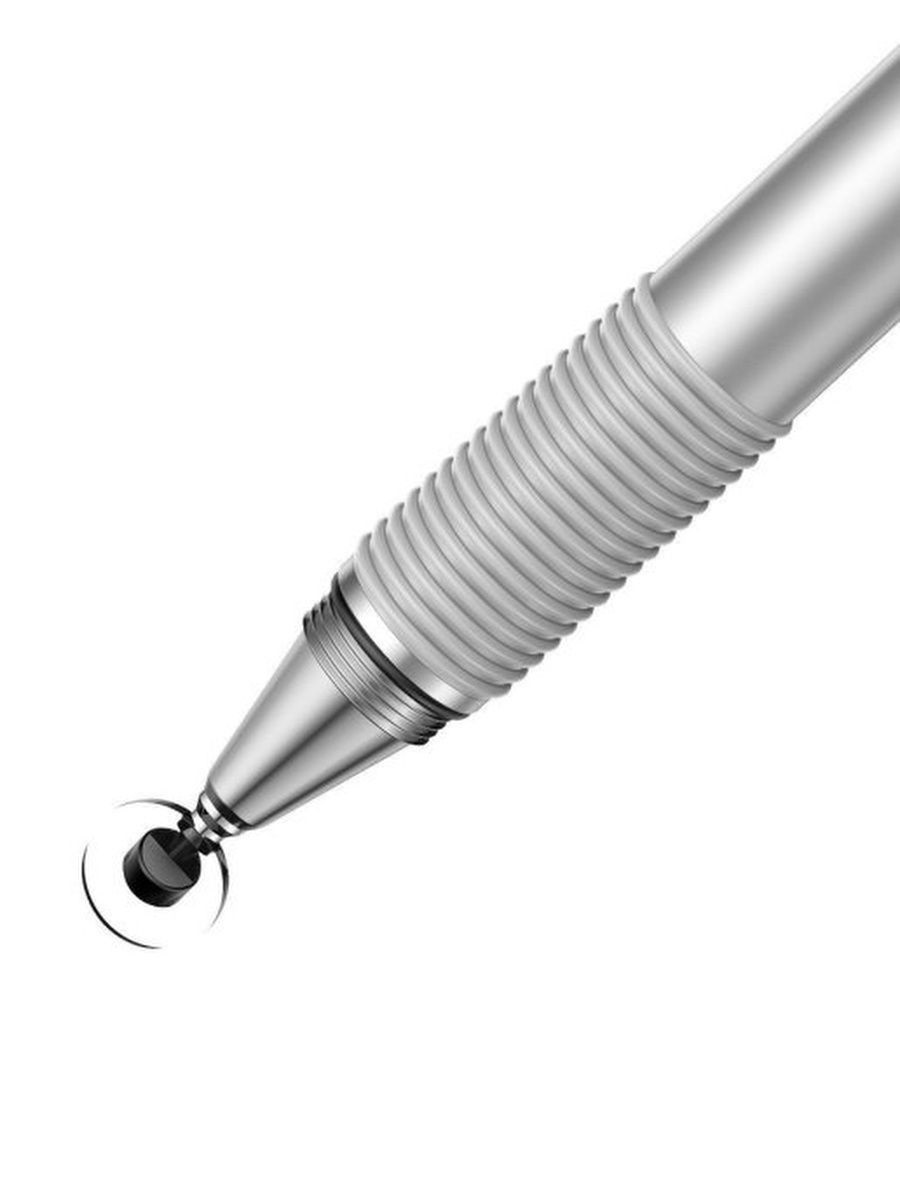 Изображение Стилус-ручка Baseus Golden Cudgel Capacitive серебро ACPCL-0S фото Стилус-ручка Baseus Golden Cudgel Capacitive серебро ACPCL-0S