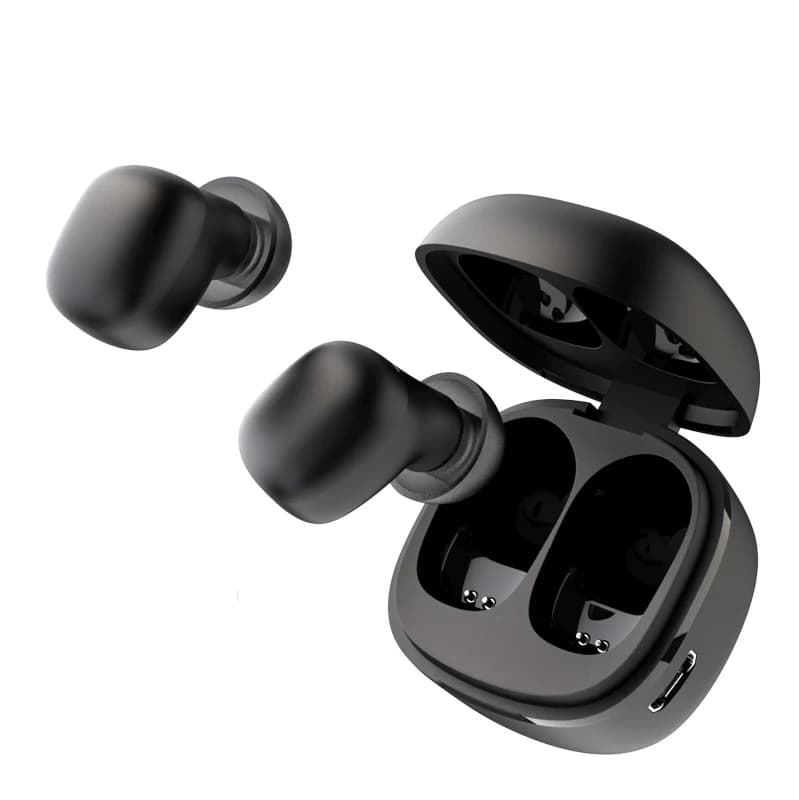 Изображение Наушники беспроводные Joyroom MG-C05 Mini TWS черные фото Наушники беспроводные Joyroom MG-C05 Mini TWS черные