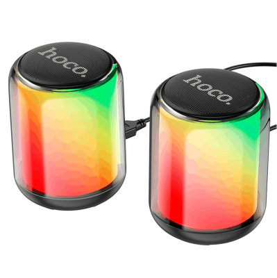 Акустическая система Hoco BS56 Colorful BT 2в1 черная