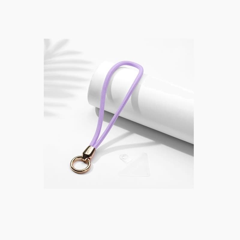 фото Шнурок держатель для телефона на запястье Sulada 20см розовый No3