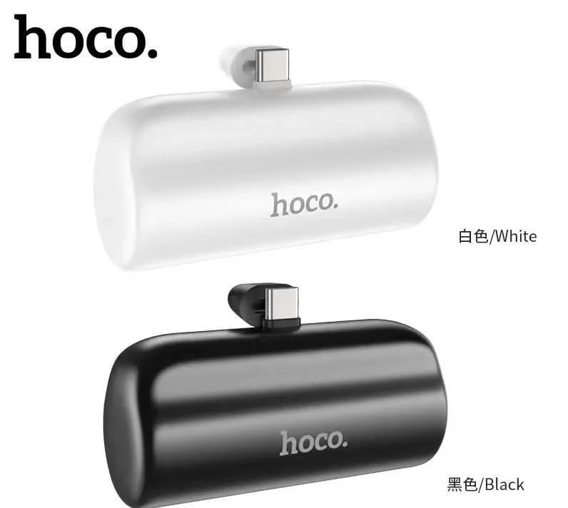 фото Внешний аккумулятор повербанк Power bank HOCO J106 Mini для Type-C 5000mAh белый с подставкой