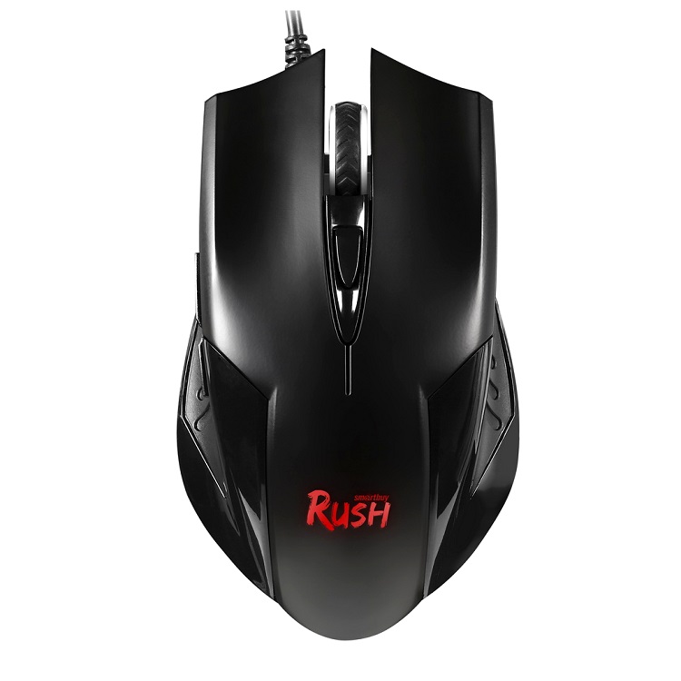 Мышь проводная Smartbuy RUSH черная+коврик (SBM-726G-K) Мышь проводная Smartbuy RUSH черная+коврик (SBM-726G-K)