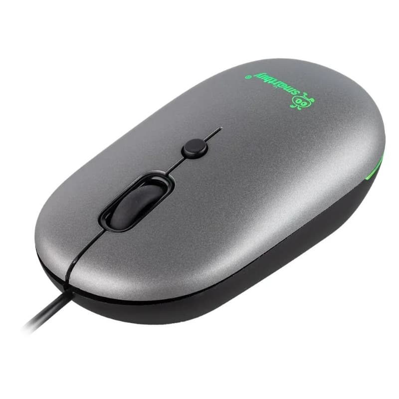 Мышь проводная Smartbuy 328 бесшумная с подсветкой серый металлик (SBM-328-G) Мышь проводная Smartbuy 328 бесшумная с подсветкой серый металлик (SBM-328-G)
