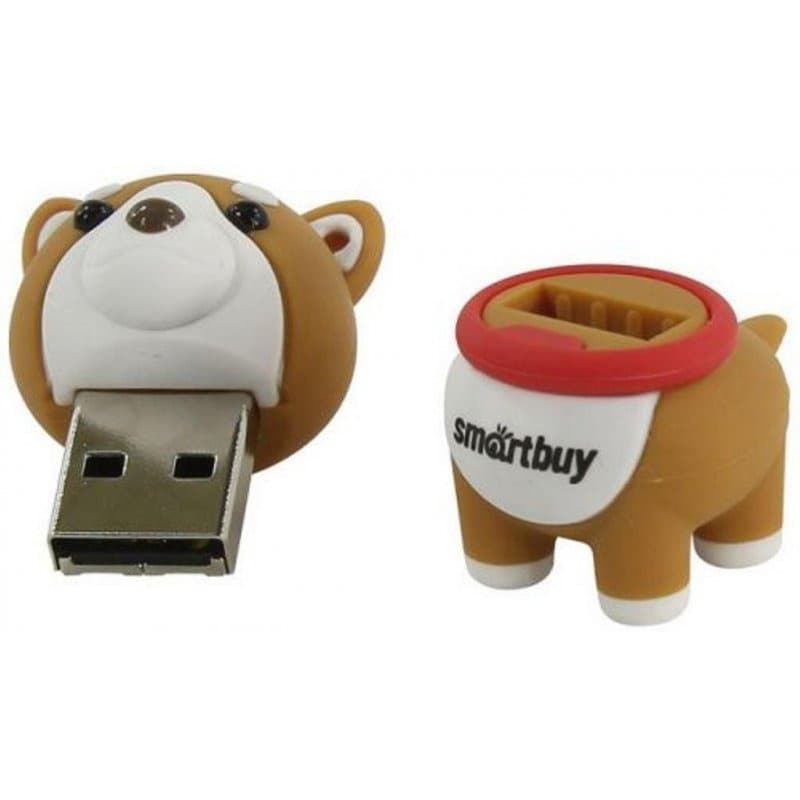 Изображение Флеш-накопитель Smartbuy Wild series Собачка Акита 32Gb